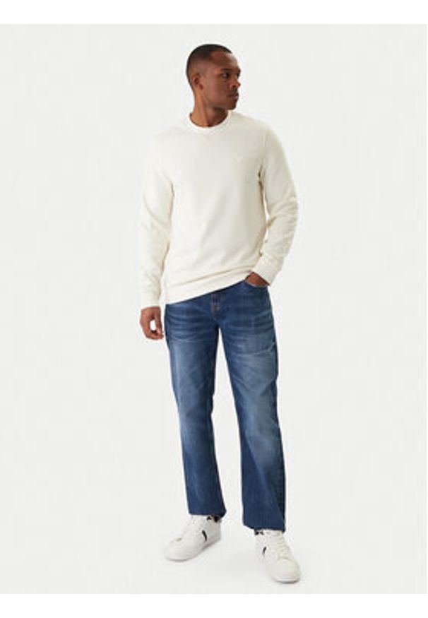 Guess Bluza M6RQ08 KCN01 Écru Regular Fit. Materiał: bawełna