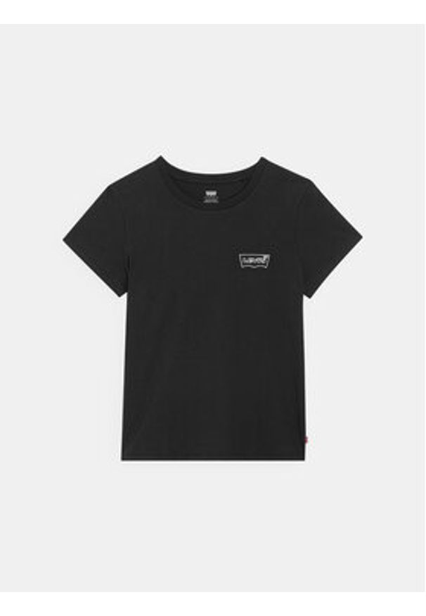 Levi's® T-Shirt The Perfect 17369-2435 Czarny Standard Fit. Kolor: czarny. Materiał: bawełna