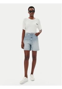 Hugo - HUGO Szorty jeansowe Gelita 50538863 Niebieski Relaxed Fit. Kolor: niebieski. Materiał: bawełna #2