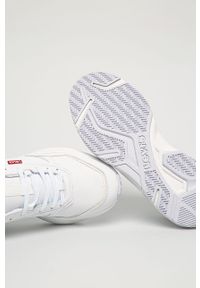 Levi's® - Levi's - Buty 38107.0159. Okazja: na spotkanie biznesowe. Nosek buta: okrągły. Zapięcie: sznurówki. Kolor: biały. Materiał: syntetyk, materiał, skóra ekologiczna. Szerokość cholewki: normalna #4