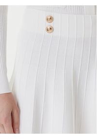 Guess Spódnica mini W5YD65 Z0130 Biały Regular Fit. Kolor: biały. Materiał: wiskoza #5
