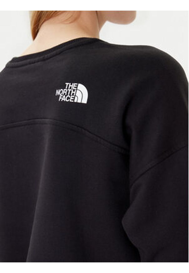 The North Face Bluza Drew Peak Crew NF0A3S4G Czarny Regular Fit. Kolor: czarny. Materiał: bawełna