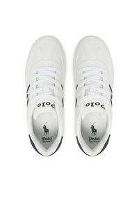 Polo Ralph Lauren Sneakersy Heritage Court III T-Toe RL02475101 Biały. Kolor: biały. Materiał: skóra #4