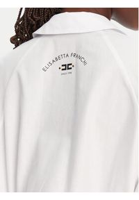 Elisabetta Franchi Koszula CA09852E2 100 Biały Regular Fit. Kolor: biały. Materiał: bawełna #4