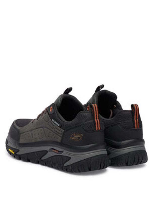 skechers - Skechers Trekkingi Arch Fit Road Walker 237688 CCBK Szary. Kolor: szary. Materiał: zamsz, skóra. Sport: turystyka piesza