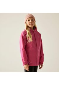Regatta - Wodoodporna kurtka Stormbreak Kids Stormbreak. Kolor: różowy. Materiał: poliester, tkanina. Sport: turystyka piesza #1