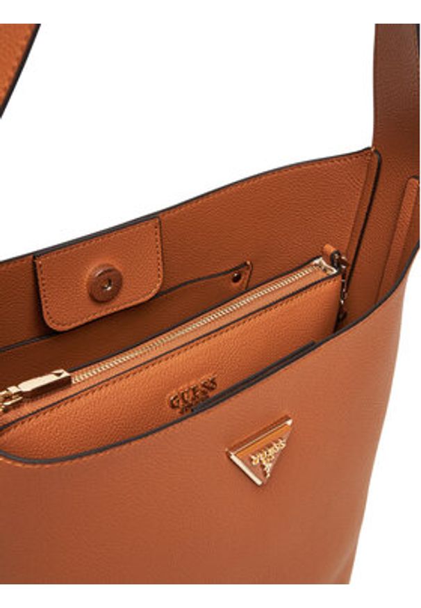 Guess Torebka HWBG69 74040 Brązowy. Kolor: brązowy. Materiał: skórzane