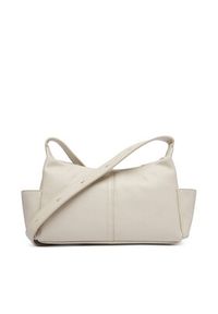 Calvin Klein Torebka Pockets Monologo Crossbody LV04F3687G Kremowy. Kolor: kremowy. Materiał: skórzane #3