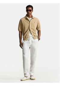 Polo Ralph Lauren Koszula 710B18514002 Beżowy Regular Fit. Typ kołnierza: polo. Kolor: beżowy. Materiał: bawełna #6