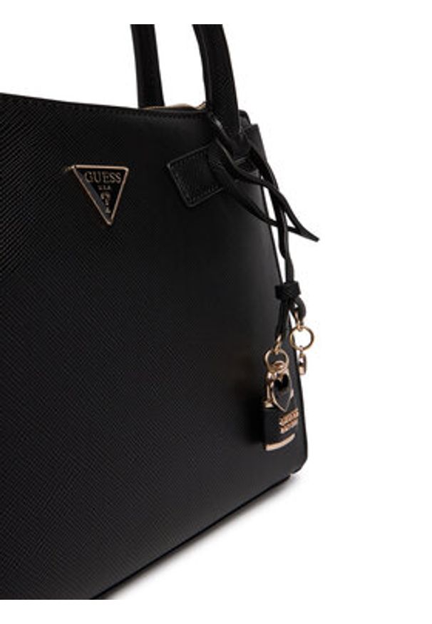 Guess Torebka Serenova HWZG80 91060 Czarny. Kolor: czarny. Materiał: skórzane