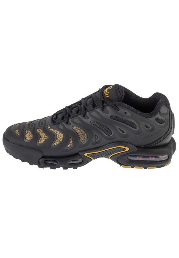 Nike - Buty sportowe Sneakersy męskie, Air Max Plus Drift PSG. Kolor: czarny. Model: Nike Air Max. Sport: turystyka piesza