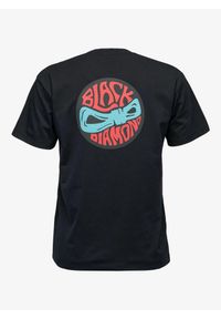 Koszulka bawełniana damska Black Diamond Rope Badge SS Tee. Kolor: czarny. Materiał: bawełna