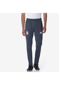 Kappa - Spodnie treningowe AS Monaco Abunszip Pro 8 2024/25. Kolor: wielokolorowy, szary, biały. Sport: piłka nożna #1