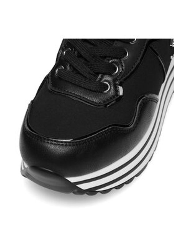 Eva Minge Sneakersy WYL3795-3 Czarny. Kolor: czarny. Materiał: syntetyk