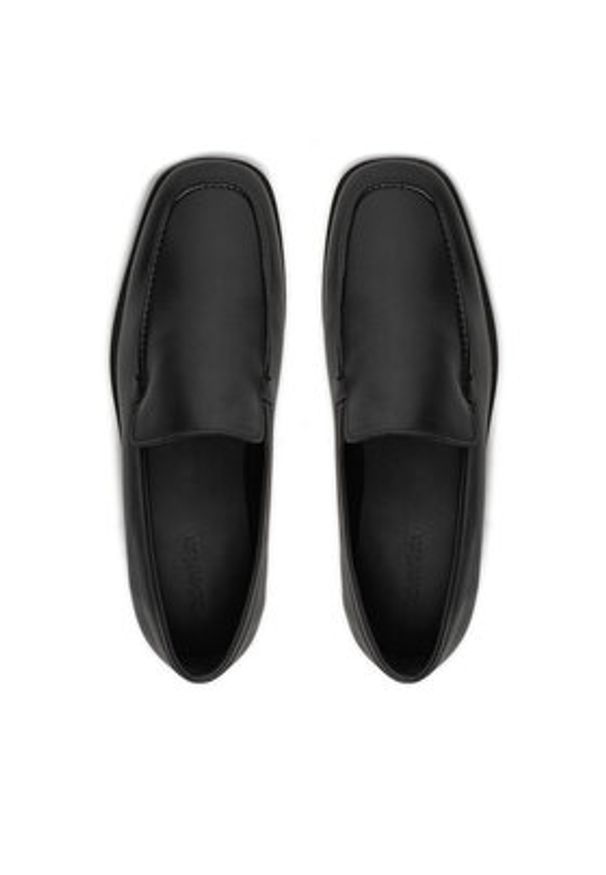 Calvin Klein Lordsy Flat Loafer HW0HW02432 Czarny. Kolor: czarny. Materiał: skóra