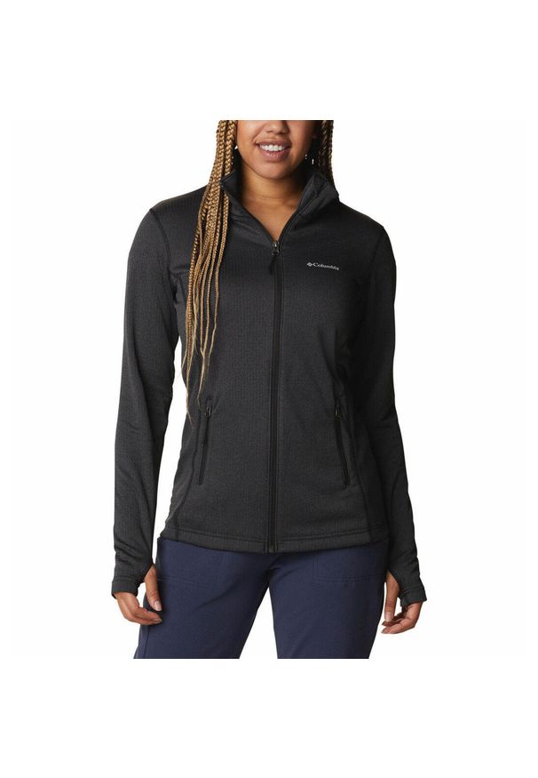 columbia - Bluza techniczna sportowa damska Columbia W Park View Grid Fleece. Kolor: czarny