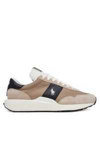 Polo Ralph Lauren Sneakersy 809968176002 Beżowy. Kolor: beżowy. Materiał: zamsz, skóra