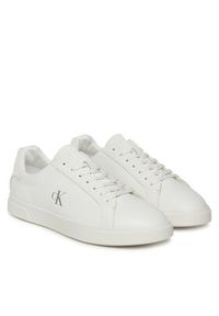 Calvin Klein Sneakersy Low Pro Cups Lth Mg HW0HW02823 Biały. Kolor: biały. Materiał: skóra #5