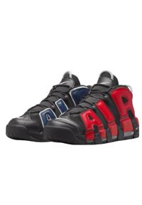 Buty do chodzenia męskie Nike Air More Uptempo. Zapięcie: sznurówki. Kolor: czerwony, czarny, wielokolorowy. Materiał: guma, syntetyk, tkanina, materiał. Szerokość cholewki: normalna. Sport: turystyka piesza