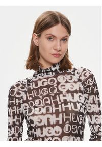 Hugo Bluzka Damaryllis 50505290 Kolorowy Slim Fit. Materiał: syntetyk. Wzór: kolorowy #2