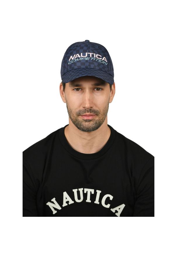 Czapka z daszkiem Nautica Captain Snapback. Kolor: niebieski. Styl: sportowy