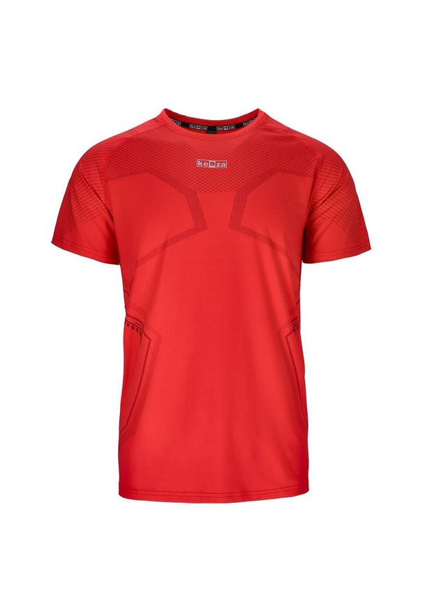 KEEZA - Koszulka treningowa Keeza Iron. Kolor: czerwony. Sport: piłka nożna