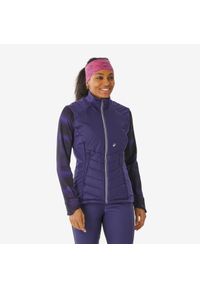 INOVIK - Kamizelka do narciarstwa biegowego damska Inovik 500. Kolor: fioletowy. Materiał: materiał. Sezon: zima. Sport: narciarstwo #1