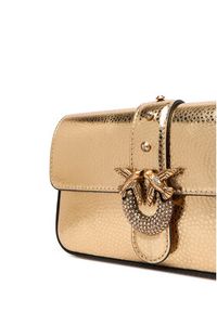 Pinko - PINKO Torebka Love One Slouchy Baby AI 25-26 PCPL 105353 A2WD Złoty. Kolor: złoty. Materiał: skórzane #6