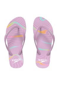 Klapki japonki damskie Speedo Flip Flop. Kolor: różowy. Styl: sportowy
