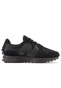 Buty New Balance MS327CTB - czarne. Okazja: na co dzień. Kolor: czarny. Materiał: guma, skóra, zamsz, materiał, syntetyk. Szerokość cholewki: normalna. Sport: turystyka piesza