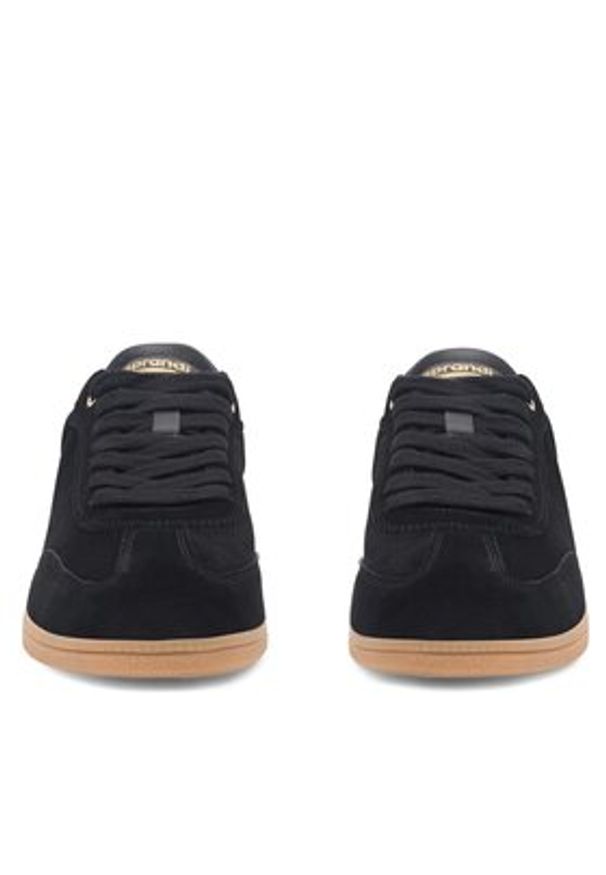 Sprandi Sneakersy RETROSTEMP MPRS-22M12313 Czarny. Kolor: czarny. Materiał: zamsz, skóra