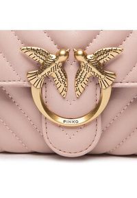 Pinko Torebka Love Wallet Chevron 3 Cl AI 22-23 PLTT 1P22UP A03Z Różowy. Kolor: różowy. Materiał: skórzane #5