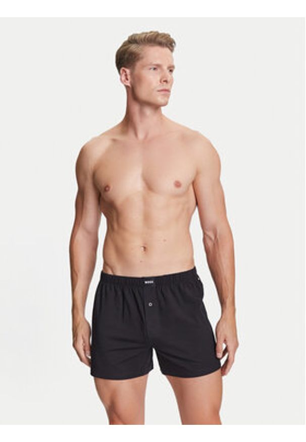 BOSS Komplet bokserek 50544380 Czarny. Kolor: czarny. Materiał: bawełna