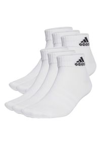 Adidas - Thin and Light Sportswear Ankle Socks 6 Pairs. Kolor: czarny, biały, wielokolorowy. Materiał: elastan, materiał, poliester, bawełna, nylon. Sport: bieganie #1