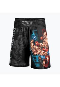 OCTAGON - Spodenki bokserskie męskie Octagon Boxing Family. Kolor: czarny