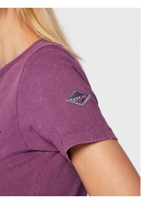 Replay T-Shirt W3510A.000.22662M Fioletowy Slim Fit. Kolor: fioletowy. Materiał: bawełna