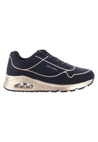 skechers - Buty do chodzenia dla dzieci Skechers Uno Gen1. Kolor: niebieski. Materiał: syntetyk, materiał. Szerokość cholewki: normalna. Model: Skechers Sport. Sport: turystyka piesza
