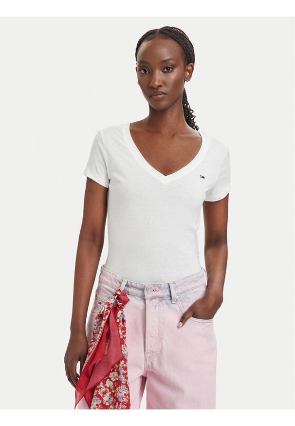 Tommy Jeans Komplet t-shirtów DW0DW21367 Kolorowy Slim Fit. Materiał: bawełna. Wzór: kolorowy