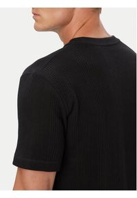 BOSS T-Shirt Structure 50540567 Czarny Regular Fit. Kolor: czarny. Materiał: syntetyk #5