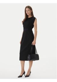 BOSS Sukienka koktajlowa Detira1 50551898 Czarny Slim Fit. Kolor: czarny. Materiał: wiskoza. Styl: wizytowy #4