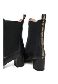 Love Moschino - LOVE MOSCHINO Botki JA21085G0NIA0000 Czarny. Kolor: czarny. Materiał: skóra #3