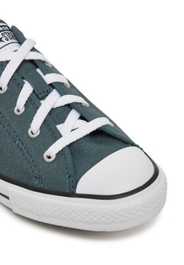Converse Trampki Chuck Taylor All Star Dainty A12566C Zielony. Kolor: zielony. Materiał: materiał