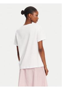 Marella T-Shirt Foglia 2515971042 Biały Regular Fit. Kolor: biały. Materiał: bawełna