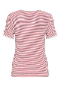 only - ONLY T-Shirt Tine 15315406 Czerwony Regular Fit. Kolor: czerwony. Materiał: wiskoza #3