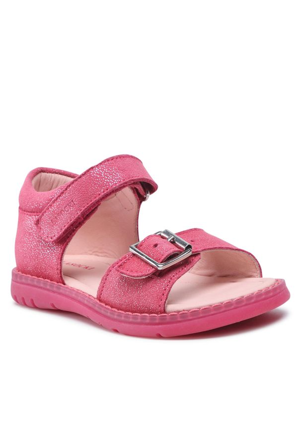 Sandały Lasocki Kids CI12-2705-11 Pink. Kolor: różowy. Materiał: zamsz, skóra