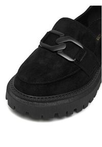 DeeZee Loafersy LE601-5 Czarny. Kolor: czarny. Materiał: materiał #7