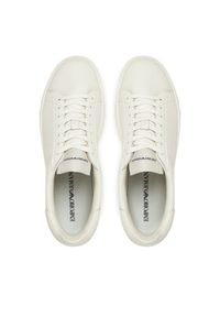 Emporio Armani Sneakersy X4X690 XF846 00894 Biały. Kolor: biały. Materiał: skóra #2