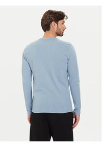 BOSS Longsleeve Tacks 50512111 Błękitny Regular Fit. Kolor: niebieski. Materiał: bawełna. Długość rękawa: długi rękaw #4