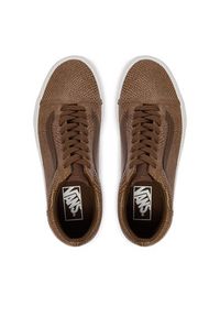 Vans Tenisówki Old Skool VN000EDYFST1 Brązowy. Kolor: brązowy. Materiał: skóra #4