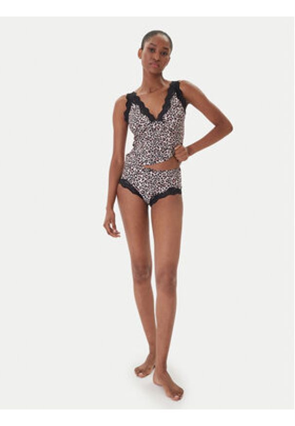 Guess Komplet bielizny O4BG01 KCF20 Beżowy. Kolor: beżowy. Materiał: syntetyk